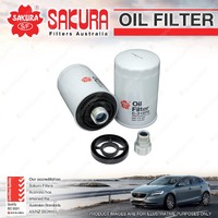 Sakura Oil Filter for Volkswagen TIGUAN 5N SCIROCCO Type 3 SHARAN 7N 4Cyl
