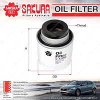 Sakura Oil Filter for Audi A1 8X CAX CBZ CAV A3 8P Petrol CAXC Petrol