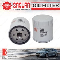 Sakura Oil Filter for Peugeot 2008 A94 205 206 180 CC XR XT 208 306 N3 N5 307 T5