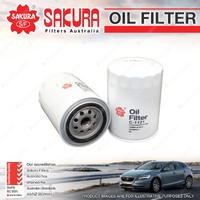 Sakura Oil Filter for Alfa Romeo 2600 Type 106 Turbo Diesel 6Cyl 2.6L Refer Z9