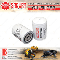 Sakura Spin-On Oil Filter for Kubota KH18 28 170 191 L348 3750 4150 M4000 4500