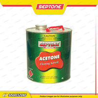 Septone Acetone Cleaning Solvent 4L Degreasing and Cleaning Various Surfaces