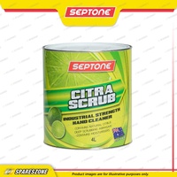 Septone Citra Scrub Hand Cleaner 4L - Removes Ingrained Dirt & Grime Waterless