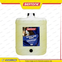 Septone Spray Wipe Hard Surface Cleaner 20L - Ammonia Free Fresh Lemon Fragrance