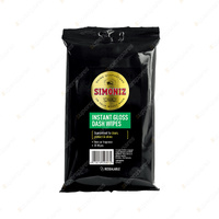 Simoniz 20PK Instant Dashboard Protector Gloss Wipes - Clean Protect and Shine