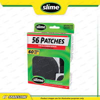 Slime 56 Patches With Rubber Cement Repair Kit - Repair Puncture-Related Flats