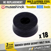 18 Rocker Cover Gasket Bolt Seals for Nissan Navara 300ZX Elgrand Maxima 3 3.3L