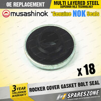 18 x Rocker Cover Gasket Bolt Seals for Mitsubishi FTO DE3A Galant HJ V6 24V