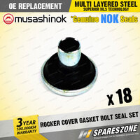 18x Rocker Cover Gasket Bolt Seal Sets for Mazda 323 BA 626 GE MX6 GE Short Stem
