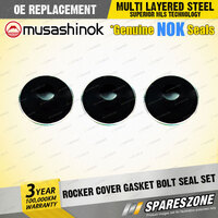 3 Rocker Cover Gasket Bolt Seal Sets for Toyota Hilux YN 51 56 57 60 65 67 80 85