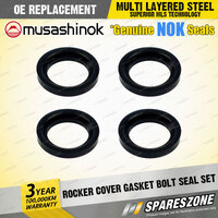 4 x Rocker Cover Gasket Bolt Seal Sets for Toyota Celica TA22 TA23 TA40 I4 71-81