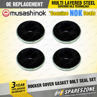 4x Rocker Cover Gasket Bolt Seal Sets for Honda Prelude BB1 BB6 I4 16V 1991-2002