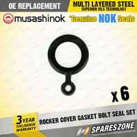 6 x Rocker Cover Gasket Bolt Seal Sets for Hyundai Terracan HP NM81C V6 01-07