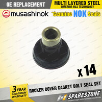 14 x Rocker Cover Gasket Bolt Seal Sets for Holden Colorado RC Rodeo RA I4 16V