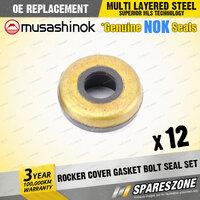 12x Rocker Cover Gasket Bolt Seal Sets for Toyota Landcruiser HDJ80 I6 1995-1998