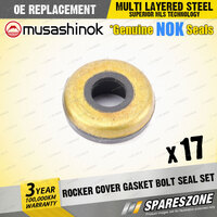 17 x Rocker Cover Gasket Bolt Seal Sets for Toyota Landcruiser HDJ 78 101 95-07