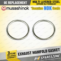 2 x Exhaust Manifold Flange Gasket for Holden Captiva CG CD26 3.2 L V6 2006-2011