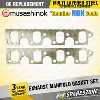 Exhaust Manifold Gasket Set for Ford Fairlane ZC ZD ZF ZG ZH ZJ ZK V8 2V Engine