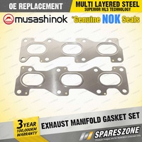 Exhaust Manifold Gasket Set for Holden Jackaroo L2 L5 UBS25 3.2 L V6 24v 8 Bolt