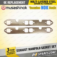 Exhaust Manifold Gasket Set for Holden Belmont Brougham Kingswood HK HT V8 16v