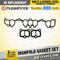 Manifold Gasket Set for Nissan Bluebird 910 Gazelle S12 Pintara R31 U12 I4 8v