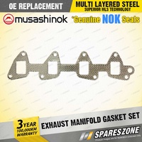 Exhaust Manifold Gasket Set for Holden Barina MB MF MH ML Drover QB 1.3L I4 8v