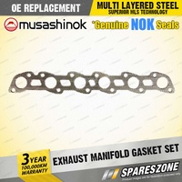 Exhaust Manifold Gasket Set for Holden Commodore Calais VL 3.0L I6 12v 1986-1990