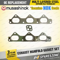 Exhaust Manifold Gasket Set for Mitsubishi Pajero V55 V75W NJ NK 3.5 L V6 24v