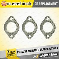 3 x Exhaust Manifold Flange Gasket for Ford Telstar AR AS 2.0 L I4 8v 1983-1987