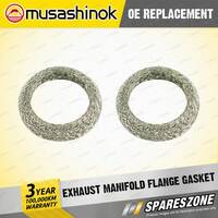 2 x Exhaust Manifold Gasket for Ford Futura XA XB XY Alternative Steel Ring