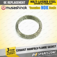 Exhaust Manifold Flange Gasket for Ford Courier PB PC 2.2 I4 8v Alt. Steel Ring