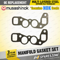 Manifold Gasket Set for Toyota Corolla KE30 KE35 KE50 KE55 KE70 I4 8V 1974-1985