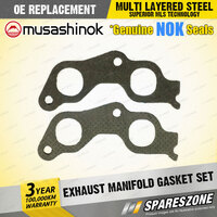 Musashinok Exhaust Manifold Gasket Set for Seat Ibiza 6K 1.4L I4 8V 1995-1998