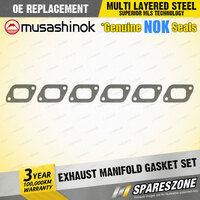 Exhaust Manifold Gasket Set for Toyota Landcruiser HJ 47 50 60 61 75 HDJ82 Dyna