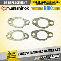 Exhaust Manifold Gasket Set for VW Golf 1E 1H Passat B1 Jetta Transporter Vento