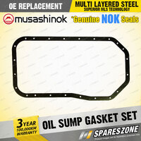 Oil Sump Gasket Set for Ford Courier PC SGHC I4 8V 2.6L 4G54 05/1987-12/1992