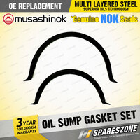 Oil Sump Gasket Set for Nissan Pathfinder D21 R50 Maxima J30 Fairlady Z31 V6 12V