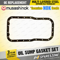Oil Sump Gasket Set for Nissan Bluebird 910 Cabstar F22 H40 Stanza A10 I4 8V