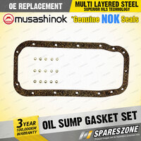 Oil Sump Gasket Set for Holden Astra TR Barina SB Combo SB I4 8V 04/1994-09/2002