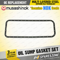 Oil Sump Gasket Set for Nissan Patrol MQ 160 I6 12V 3.2L SD33 SD33T 1980-1987