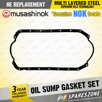 Oil Sump Gasket Set for Mazda 121 DA3S 323 BF BW I4 8V 1.3L 1.6L 10/1985-11/1990