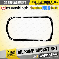 Oil Sump Gasket Set for Honda Prelude BA4 I4 16V 2.0L B20A6 10/1987-12/1991