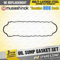 Oil Sump Gasket Set for Ford Falcon BA Territory SX I6 24V 4.0L 09/2002-05/2005