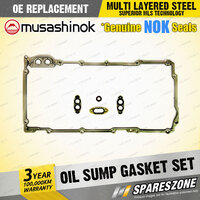 Oil Sump Gasket Set for Holden Calais VE VF VX VY VZ Crewman Monaro One Tonner