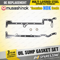 Oil Sump Gasket Set for Mazda BT50 UP0YD UR0YD UR0YE I4 16V 2.2L P4AT 11/2011-On