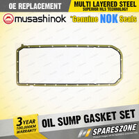 Oil Sump Gasket Set for BMW 523i E39 525i E60 E61 530i X3 E83 X5 E53 Z3 E36 Z4