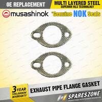 2 x Exhaust Pipe Flange Gaskets for Holden Captiva CG CD26 3.0L V6 24V 2011-2019