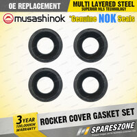 4 x Rocker Cover Gasket Sets for Volkswagen Amarok 2H I4 16V 2.0L 02/2011-On