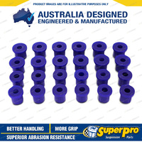 Front and Rear Leaf Spring Bush Kit for Toyota LandCruiser 70 73 75 Series