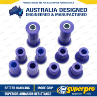 SuperPro Rear Leaf Spring Bush Kit for Mitsubishi Triton MK 32mm ID front Eye